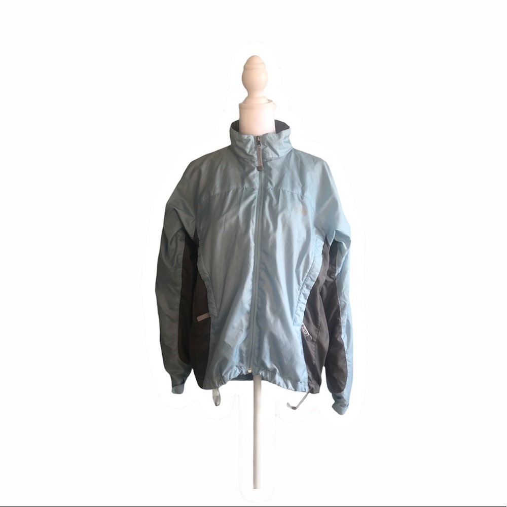 THE NORTH FACE blue rain sweatshirt woman size M